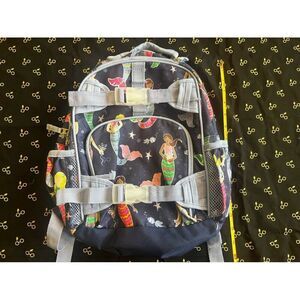 Pottery Barn Kids backpack blue mermaids